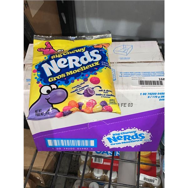 Case Lot Of Nerds Big Chewy 9 x 170g