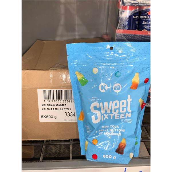 Case Lot Of Circle K Sweet Sixteen 6 x 600g
