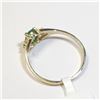 Image 4 : 10K Yellow Gold Emerald(0.45ct) Diamond(0.07ct) Ring (~Size 6.25) (~weight 1.33g), Made in Canada, A