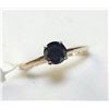 Image 2 : 10K Yellow Gold Black Diamond(0.8ct) Ring (~Size 6.5)(~weight 1.11g), Made in Canada, Appraised Reta