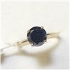 Image 2 : 10K Yellow Gold Black Diamond(2.1ct) Ring (~Size 5.5) (~weight 1.91g), Made in Canada, Appraised Ret
