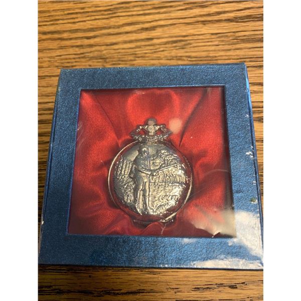NEW Fly Fisherman Pocket Watch in gift box