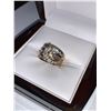 Image 2 : Ladies 14K GP Marquis Solitaire Multi Stone Engagement/ wedding ring size 7