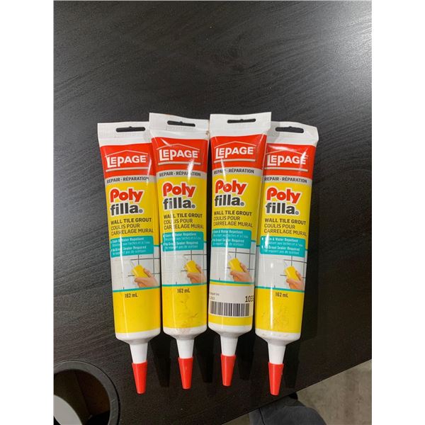 LePage Poly Filla Wall Tile Grout Repair 162ml x 4