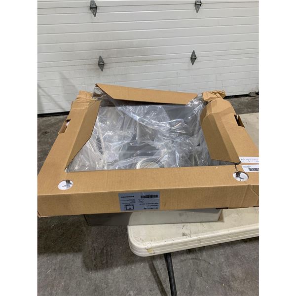 NEW Kindred Stainless Steel Fabricated Sink  30"w x 21"d x 9"h