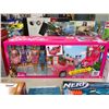 Image 1 : Barbie Van Dolls and Vehicle included