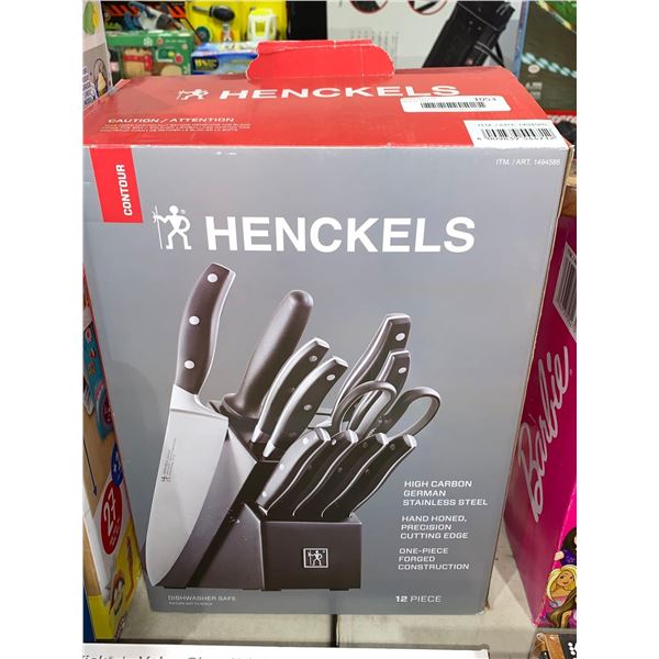 Henkels 12pc High Carbon German stainless Steel Knife Set