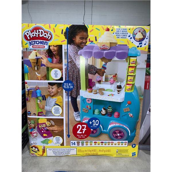 Play-Doh Kitchen Creations Super Ultimate Ice Cream Truck playset Music & Sound