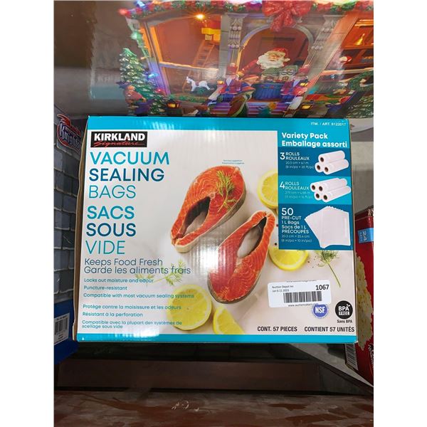 Kirkland Vacuum Sealing Bags Variety pack