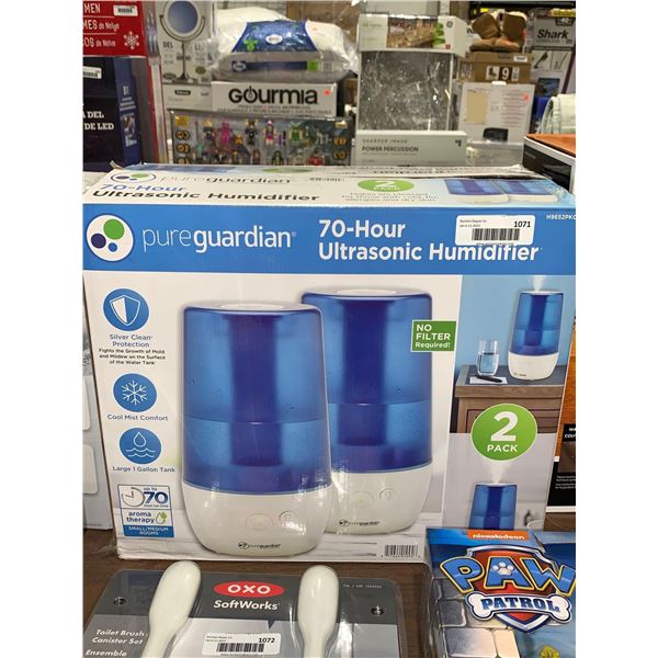 PureGuardian 70hr Ultrasonic Humidifier 2pk