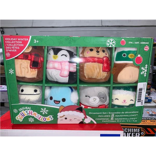 Original Squishmallow Ornament Set Of 8