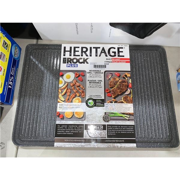 Heritage IRock Plus Reversible Grill / Griddle