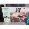Image 1 : Bird Rock Multi-Tasking Bamboo Lap Tray Adjustable w/ drawer