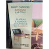 Image 2 : Bird Rock Multi-Tasking Bamboo Lap Tray Adjustable w/ drawer