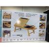Image 4 : Bird Rock Multi-Tasking Bamboo Lap Tray Adjustable w/ drawer