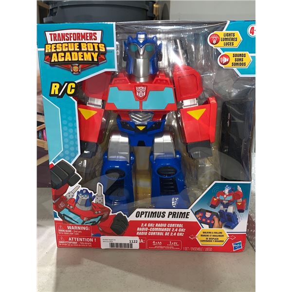 Hasbro Transformers Rescue Bots Academy R/C Optimus Prime 2.4ghz Radio Control