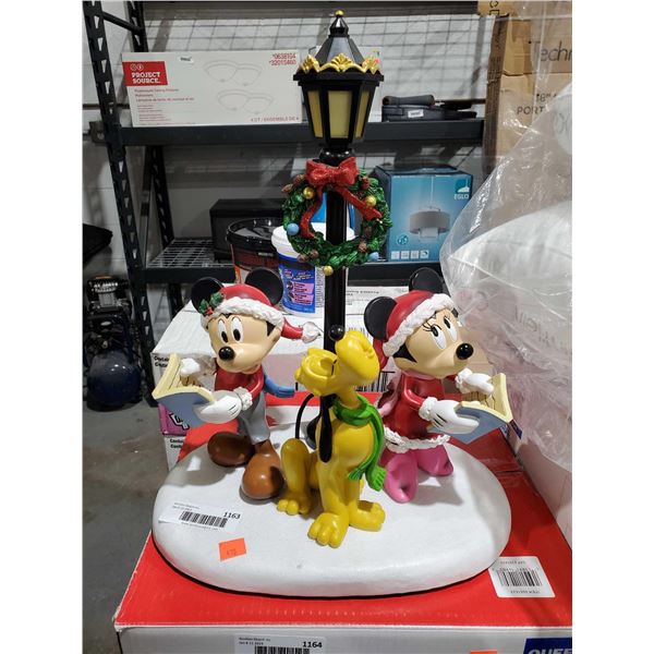 Disney Christmas Light up and Music Figurine battery operated
