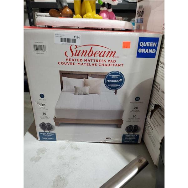 Sunbeam Heated Mattress Pad Queen Size