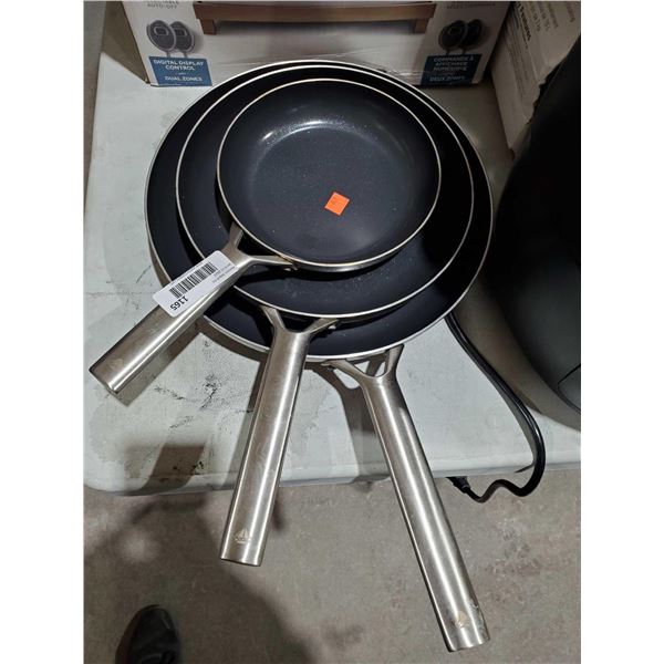 Blue Diamond 3 pc Fry Pan set