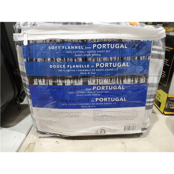 Soft Flannel from Portugal 100% cotton Queen Sheet Set