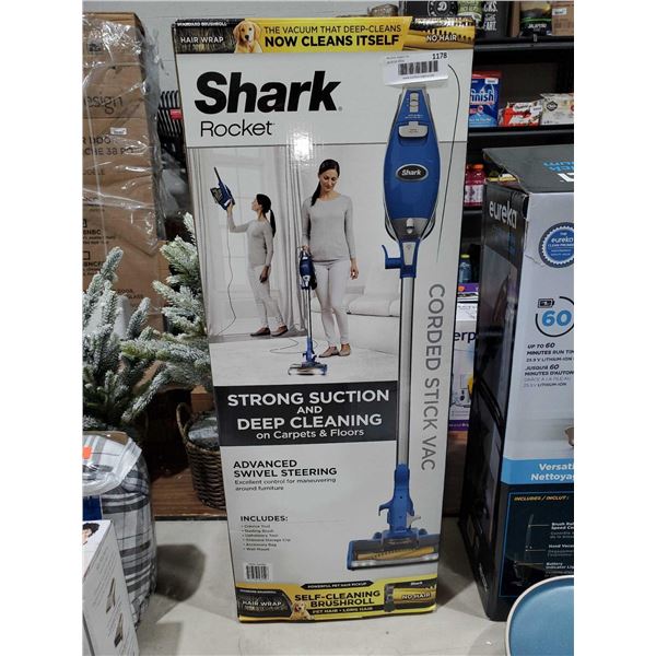 Shark Rocket Pet Plus Corded Stick Vacuum with accessories & Charge Cord