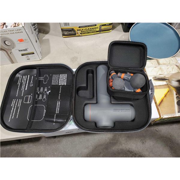 Sharper Image Power Percussion Deep Tissue Massager NO powercord Has accessories