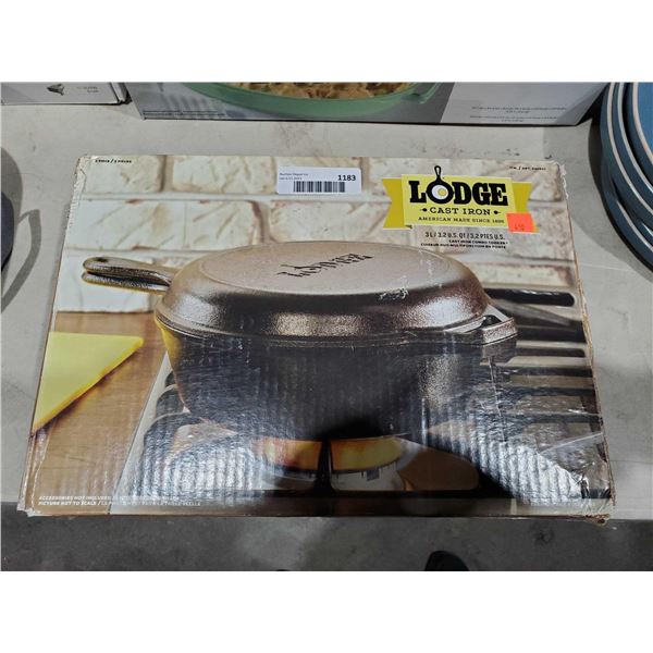 Lodge Cast Iron 3L Cast Iron Combo Cooker Set