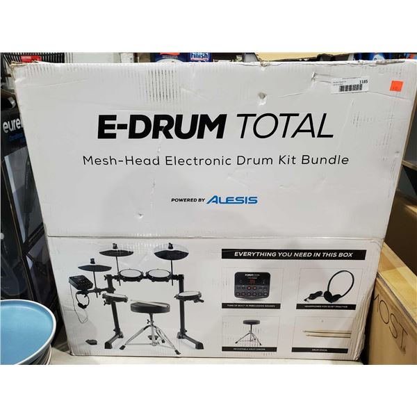 E-Drum Total Mesh-Head Electronic Drum Kit Bundle Powered by Alesis
