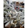 Image 2 : Flocked Trees With LED Lights Set Of 3