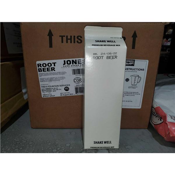 Jones Root Beer Syrup 12x720ml