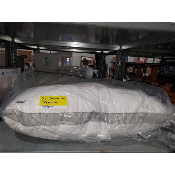 Lot of 2 - Beautyrest Platinum Standard King Size Pillows