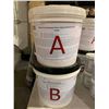Image 1 : EPOXY FLOORING KIT - Dunrite P800 part A Polyaspartic Resin & P800 Part B Isocyanate Each 1 Gallon