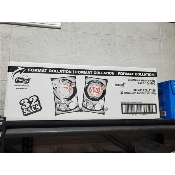 Frito Lay's Bar-B-Q Potato Chips 32x60g