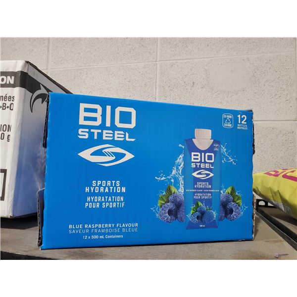 Bio Steel Sports Hydration Blue Raspberry 12x500ml