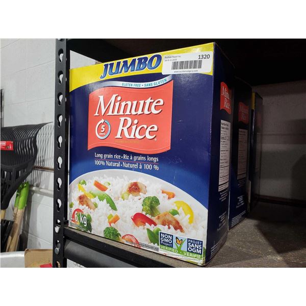 Minute Rice Long Grain Rice 3.1.6kg
