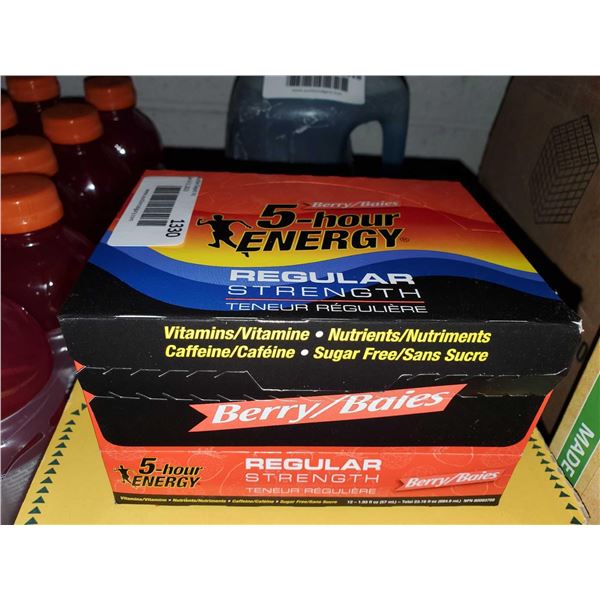 5-Hour Energy Regular Strength Berry Flavor Energy Shots - 12x1.93ml
