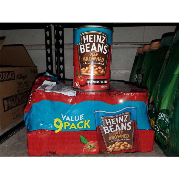 Heinz Deep Browned Beans in Tomato Sauce & Pork 9x398ml