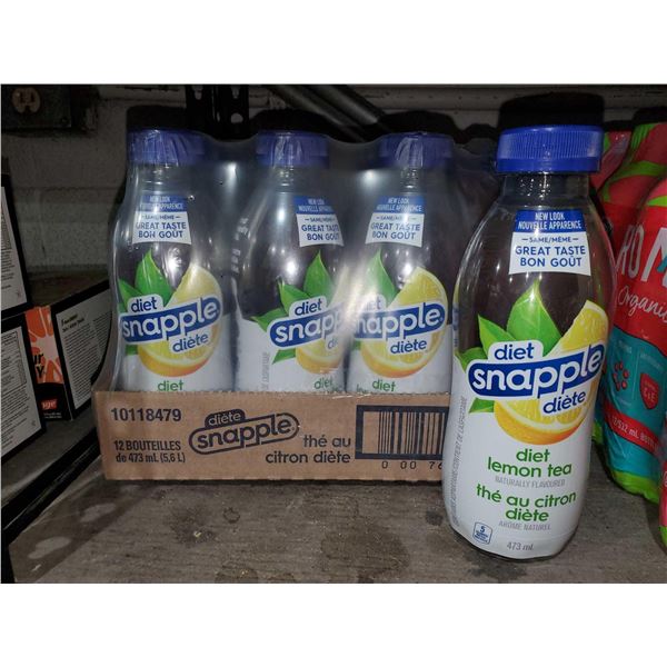 Snapple Diet Lemon Iced Tea 12x473ml