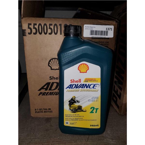 Shell Advanced Premium Snowmobile Oil 6x946ml