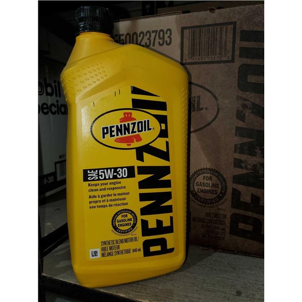 Penzoil SAE 5W-30 Synthetic Blend Motor Oil 6x1Qt
