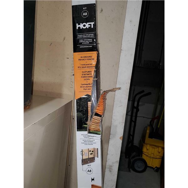 Hoft In Ground Privacy Fence End Post Kit - 1 End Kit