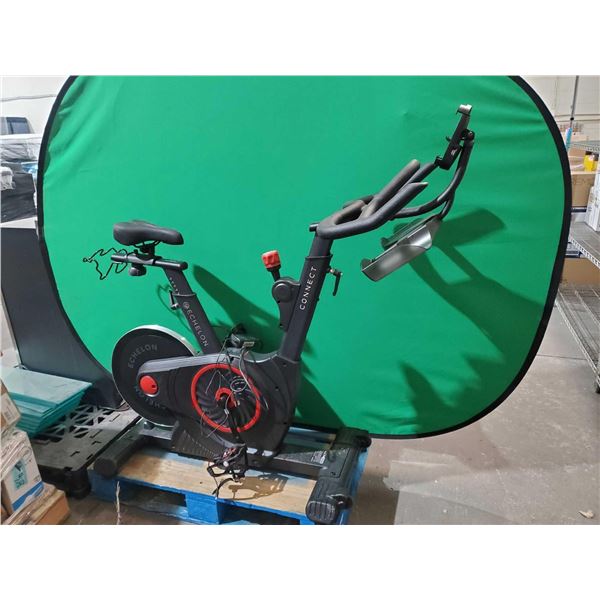 Echelon Connect  Stationary Bike with Tablet Holder &  power cord untested sold as is