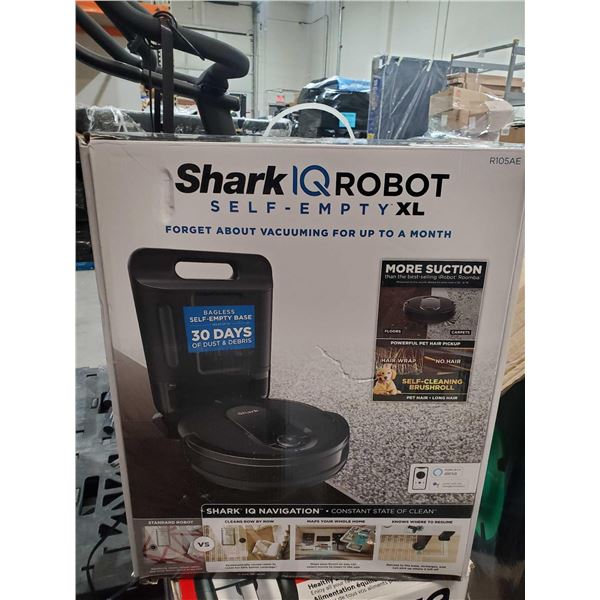 Shark IQ Robot Self Emptying Vacuum -untested sold as is