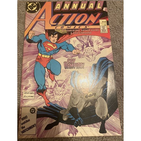 Annual action comics #1 1987 -Who Watches The Watchmen? Superman Batman F