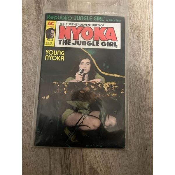 AC Comics: Further Adventures of NYOKA, the JUNGLE GIRL, #,4 1989, Collectible.