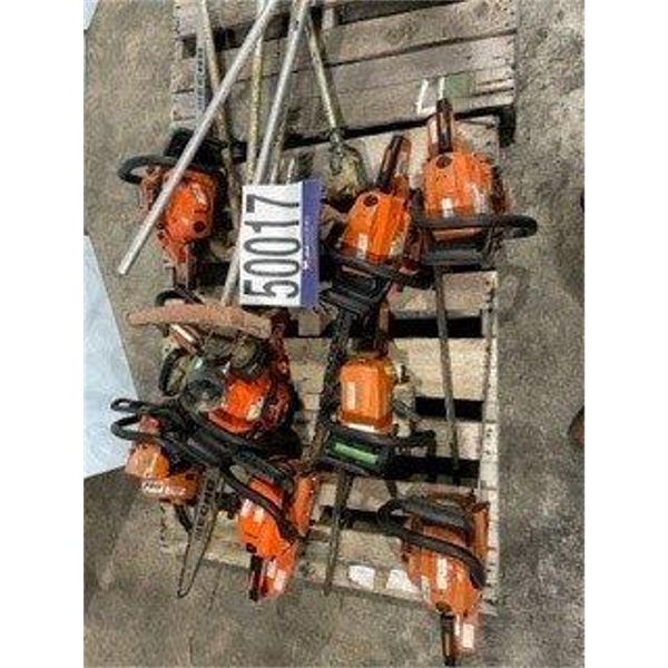 CHAIN SAWS, GRASS TRIMMERS