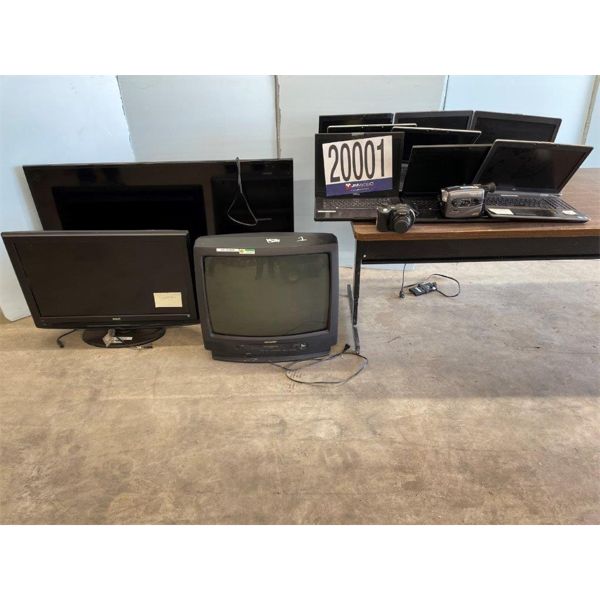 TELEVISIONS, LAPTOPS, CAMERA, CAMCORDER