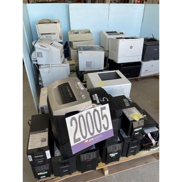 UNINTERRUPTIBLE POWER SUPPLIES (UPS), PRINTERS, SHREDDER