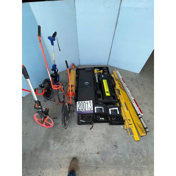 INFRARED THERMOMETERS, ELECTRONIC LEVELS, TRIPOD, DISTANCE MEASURING WHEELS, PVMT MARKER RETROREFLEC