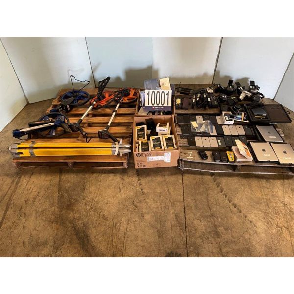 CAMERAS, IPADS, CELL PHONES, CELL PHONE CASES, GPS, MEASURING DEVICES, DISTANCE MEASURING WHEELS, PR